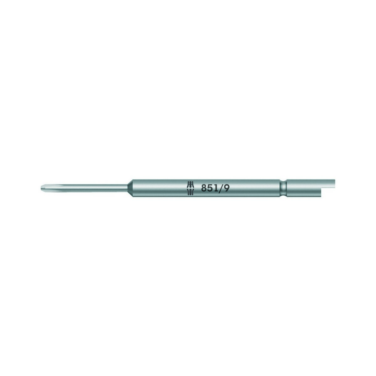 851/9 C J PH бита, сверхтвёрдая, под азиатские винты, 4 мм Halfmoon, PH 000 x 44 мм