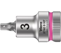 8740 B Hex-Plus HF Zyklop Головка торцевая с вставкой-битой с внешним шестигранником, 3/8", с фиксацией, 3 x 35 мм