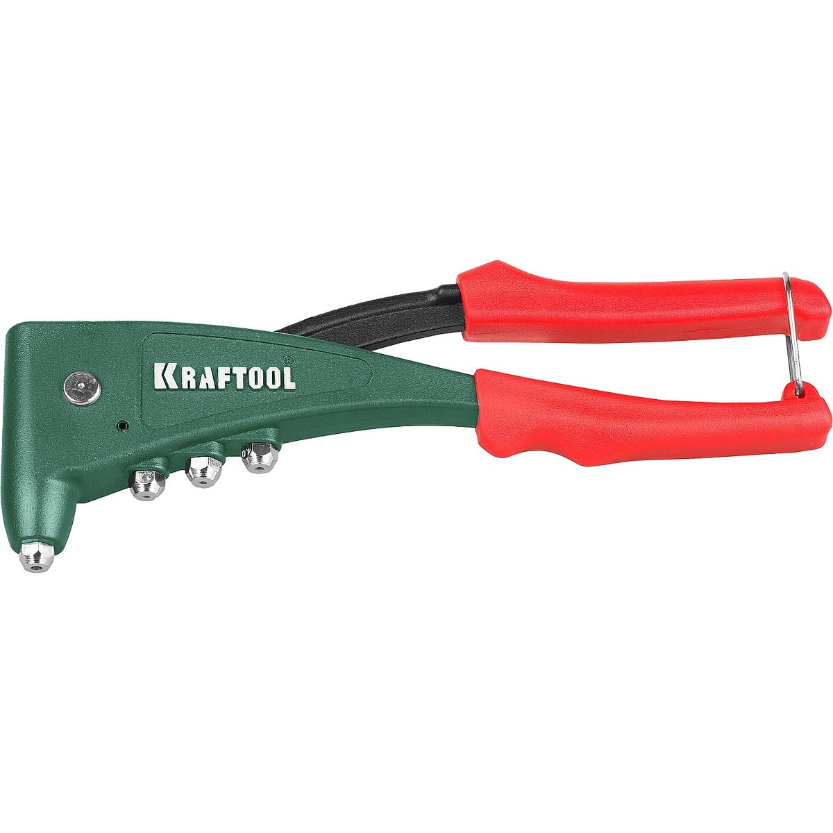 KRAFTOOL заклепки 2.4-4.8 мм, заклепочник усиленный KraftSteel 31173 Профессионал