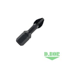 Биты для ударного (импульсного) инструмента IMPACT, Pz 3x25 мм, Torsion, ACR2, C 6,3 (арт. D-ITA-PZ03-025-010) "D.BOR"