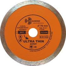 Trio Diamond Диск алмазный отрезной 76*10 Сплошной ультратонкий Эксперт hot press UTE500