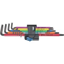 967/9 SXL TORX® Multicolour HF 1 Набор Г-образных ключей, с фиксацией, удлиненные, 9 пр., TX 8/9/10/15/20/25/27/30/40