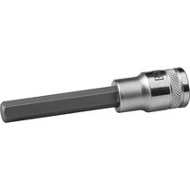 KRAFTOOL 1/2", 100 мм, S2 сталь, H10, удлиненная, сатинированная, торцовая бита-головка INDUSTRIE QUALITAT 27909-10_z01