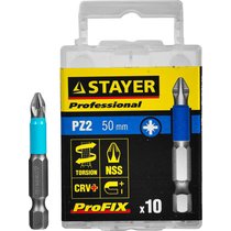 STAYER PZ2, 50 мм, 10 шт., биты ProFix Pozidriv 26223-2-50-10_z01