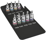 8767 C TORX® HF 1 Zyklop Набор головок торцевых с вставкой-битой, с фиксацией, 1/2", 9 пр., TX 20/25/27/30/40/45/50/55/60 x 60 мм