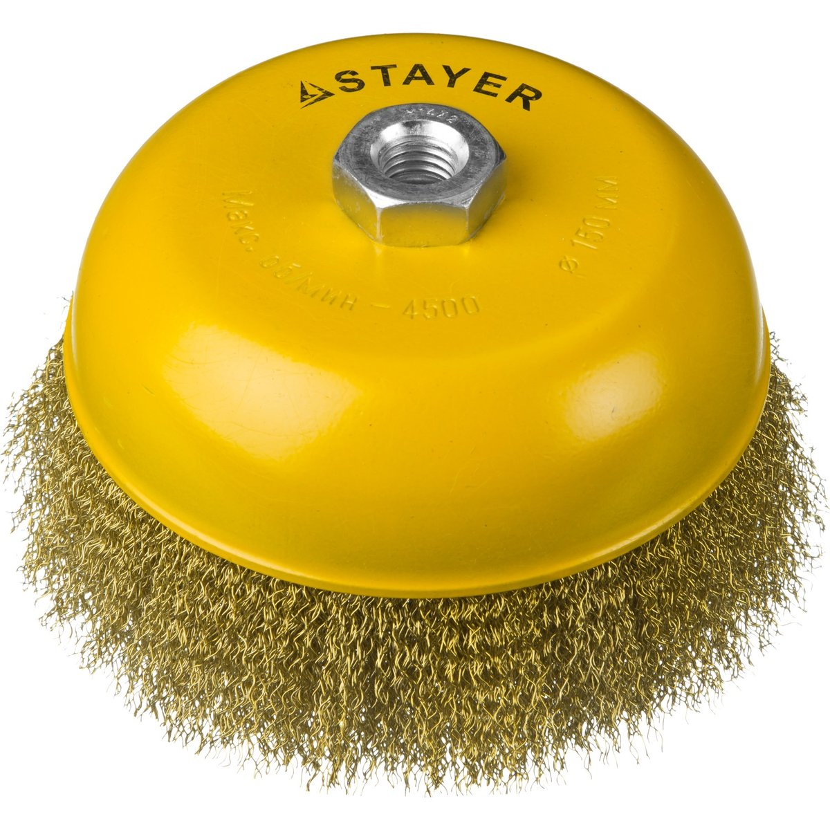 STAYER ⌀ 150 мм, щетка чашечная для УШМ 150 мм, 35125-150